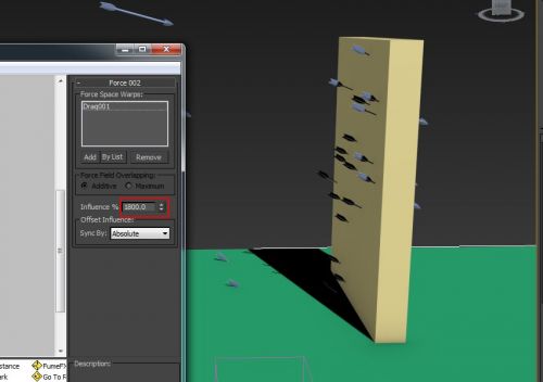 آموزش ساخت بارانی از پیکانها در تری دی مکس